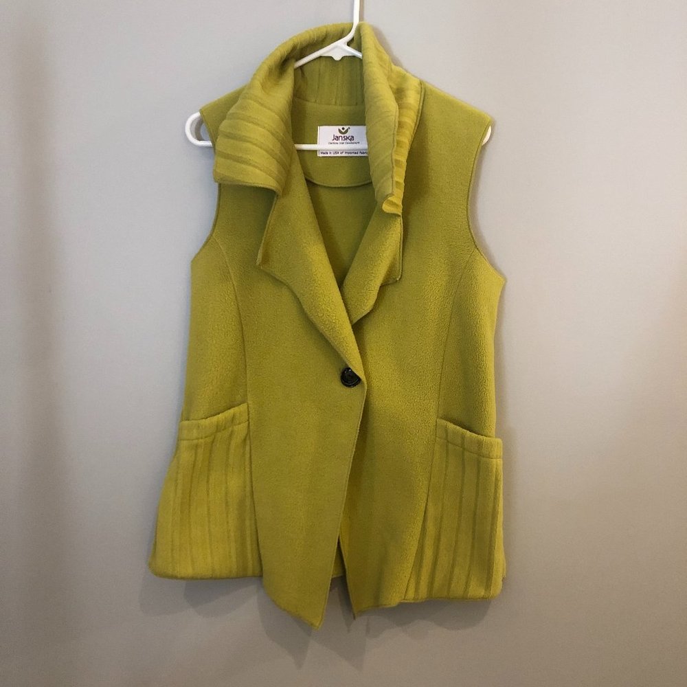 Janska Green Fleece Vest